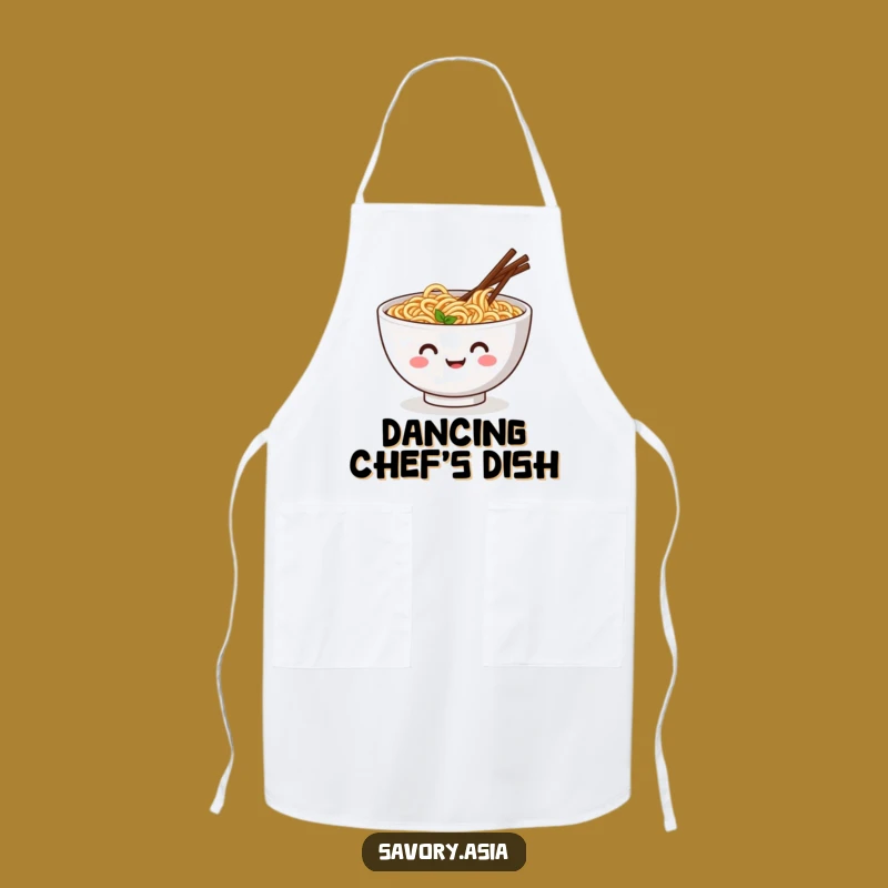 Funny Ramen Chef Apron: Cook with Joy in This Hilarious Noodle Jig, Perfect Kitchen Gift!