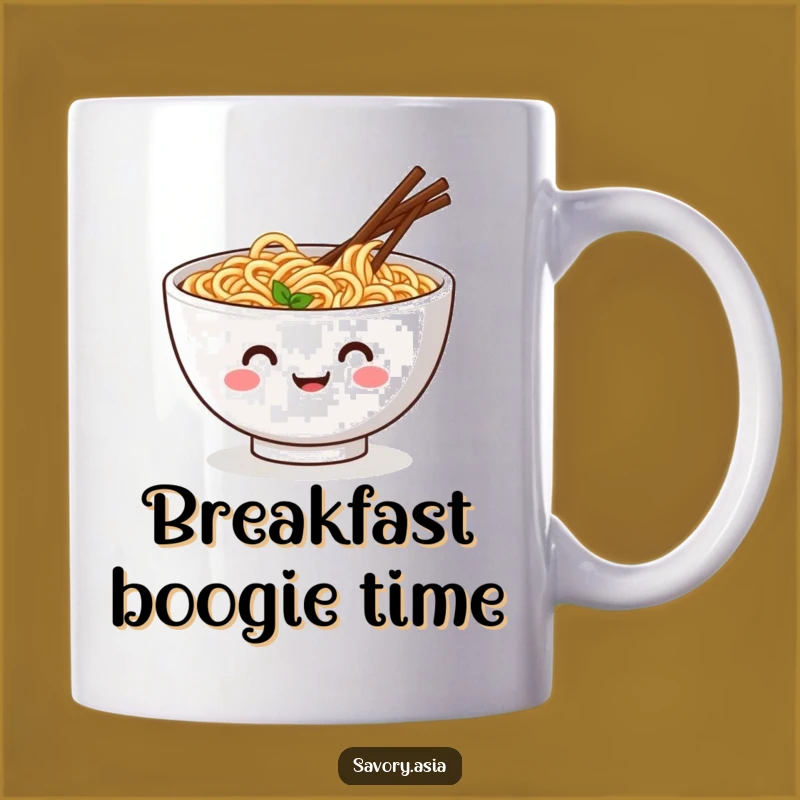 Funny Ramen Jig Mug: Delicious Dance Moves for Your Morning Coffee Cup, Perfect Gift!