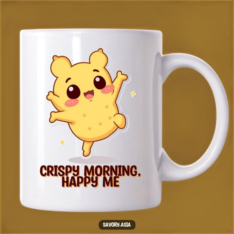 Funny Tempura Somersault Mug: A Crunchy, Hilarious Gift for Foodies