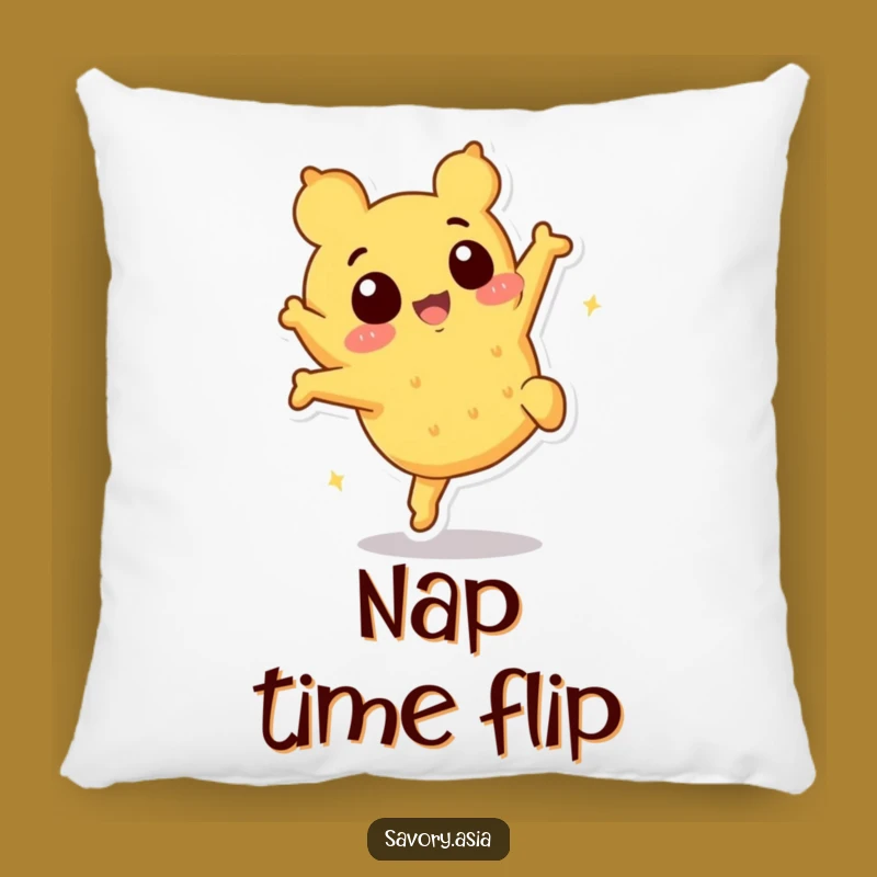 Funny Tempura Somersault Pillow: Comfort Meets Crispy Comedy