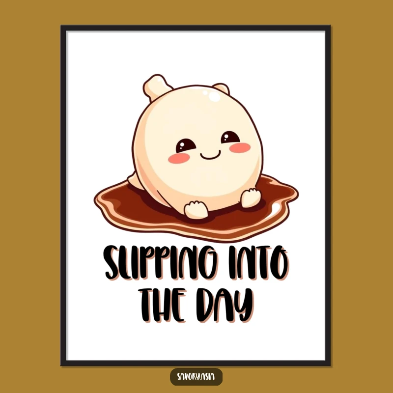 Funny Potsticker Art Print: Mischievous and Hilarious Wall Decor