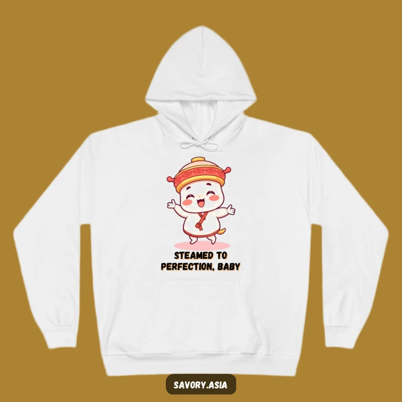 Cozy Funny Dim Sum Dance Hoodie: Warm Up with Delicious Humor