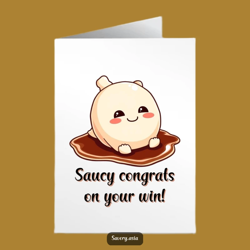 Free Printable Congratulations Card: Sneaky Potsticker, Fun Downloadable Way to Celebrate