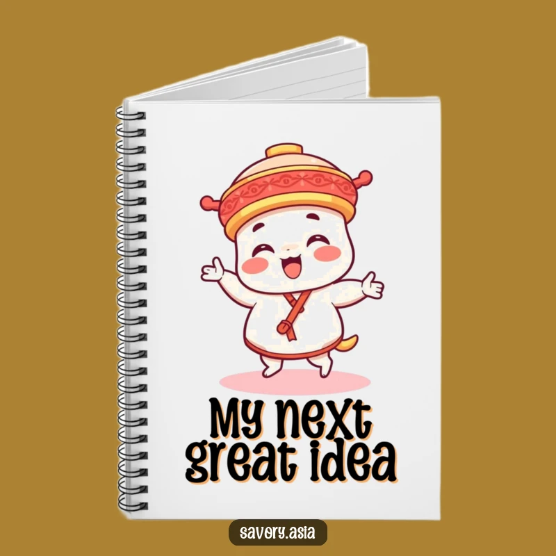 Funny Dim Sum Dance Notebook: Jot Down Ideas with Delicious Flair