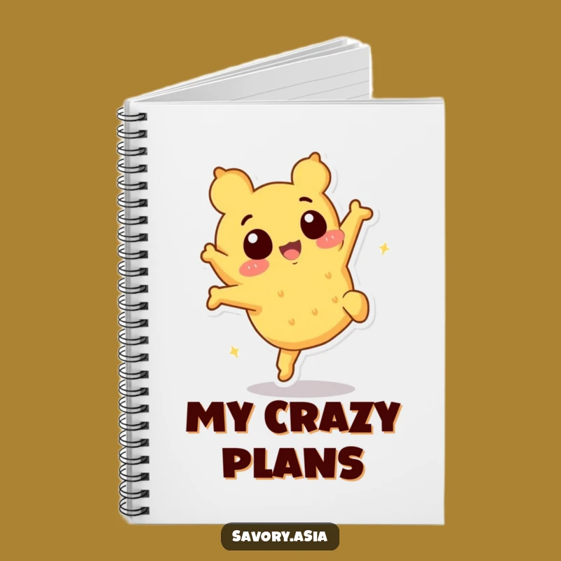 Funny Tempura Somersault Notebook: Capture Ideas with a Crispy Twist