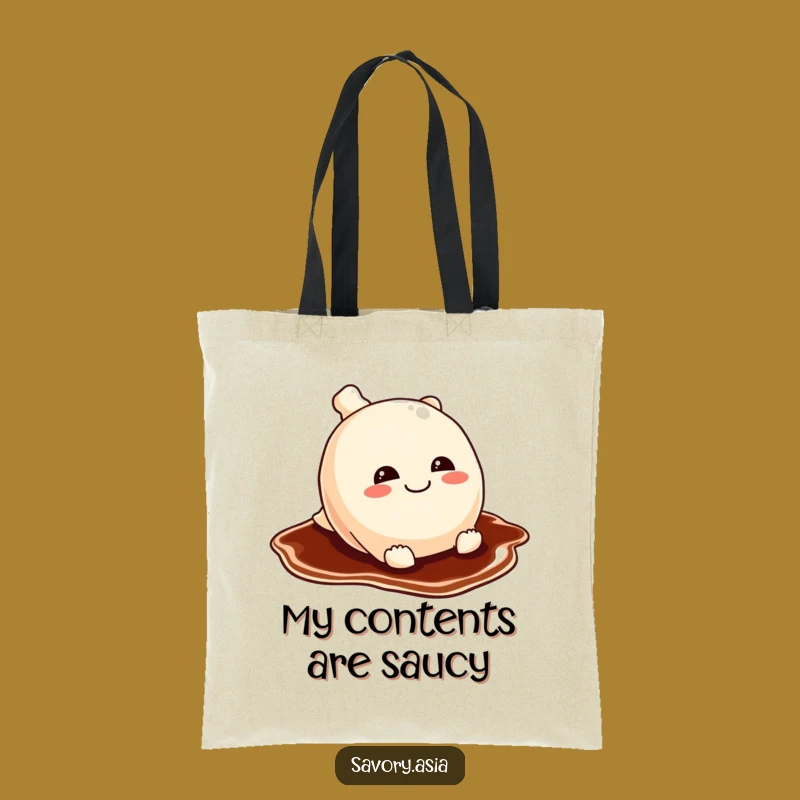 Funny Potsticker Tote Bag: Carry Your Essentials with Playful Style